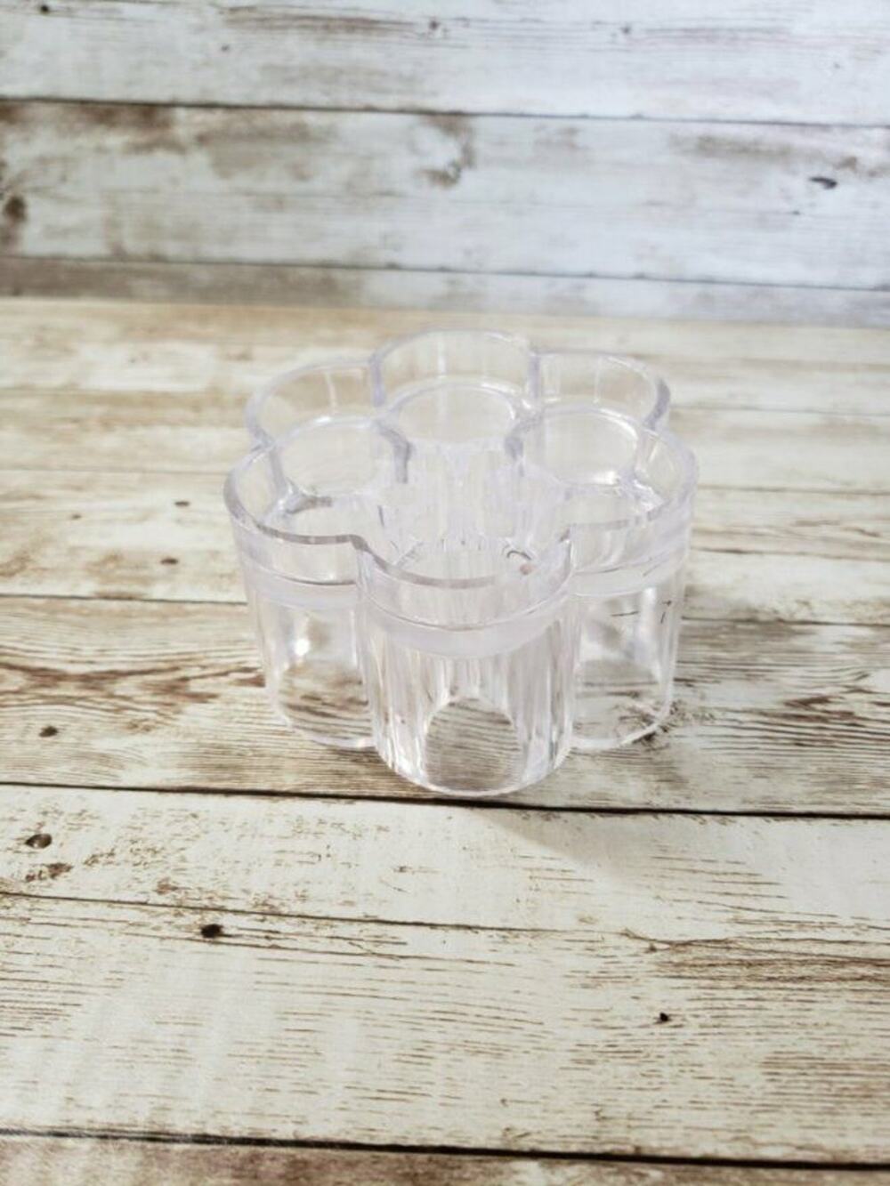 Cosmetic Holder - Clear Plastic - Used